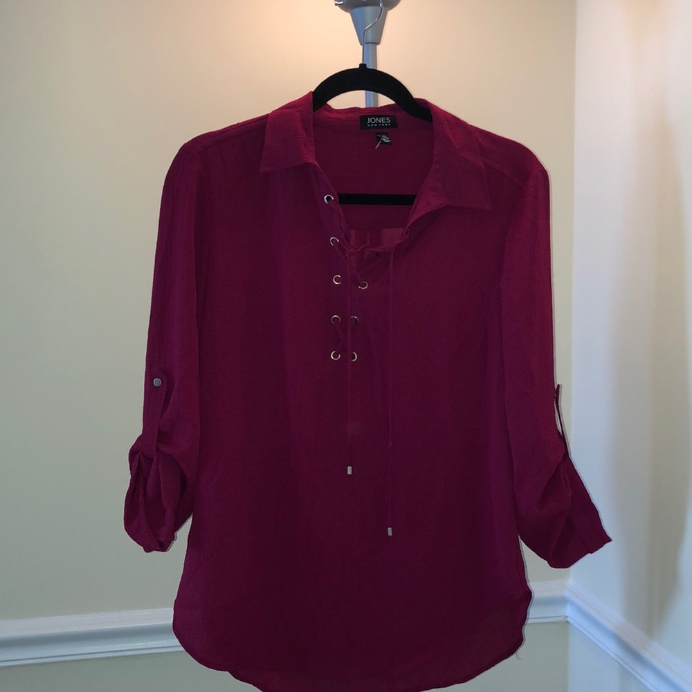 Maroon tunic size small